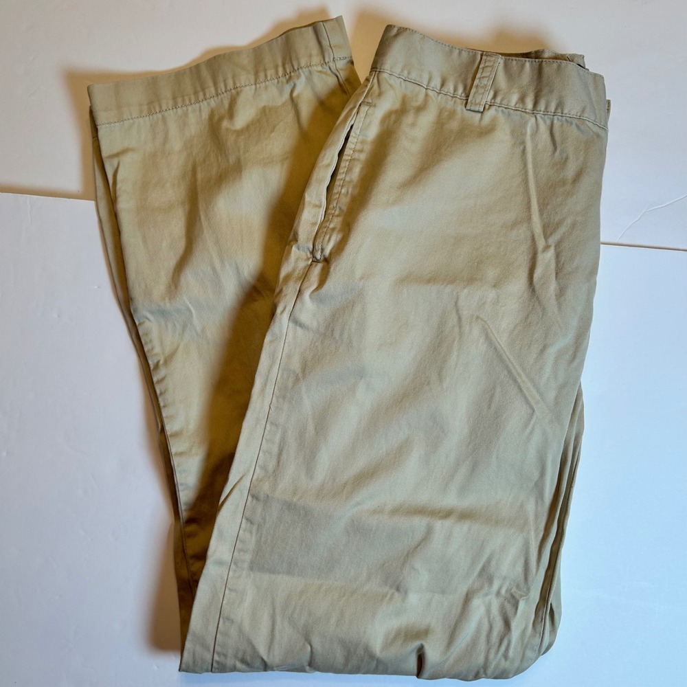 Polo Ralph Lauren Kids Beige Cotton Twill Straight Leg Chino Pants Size 18